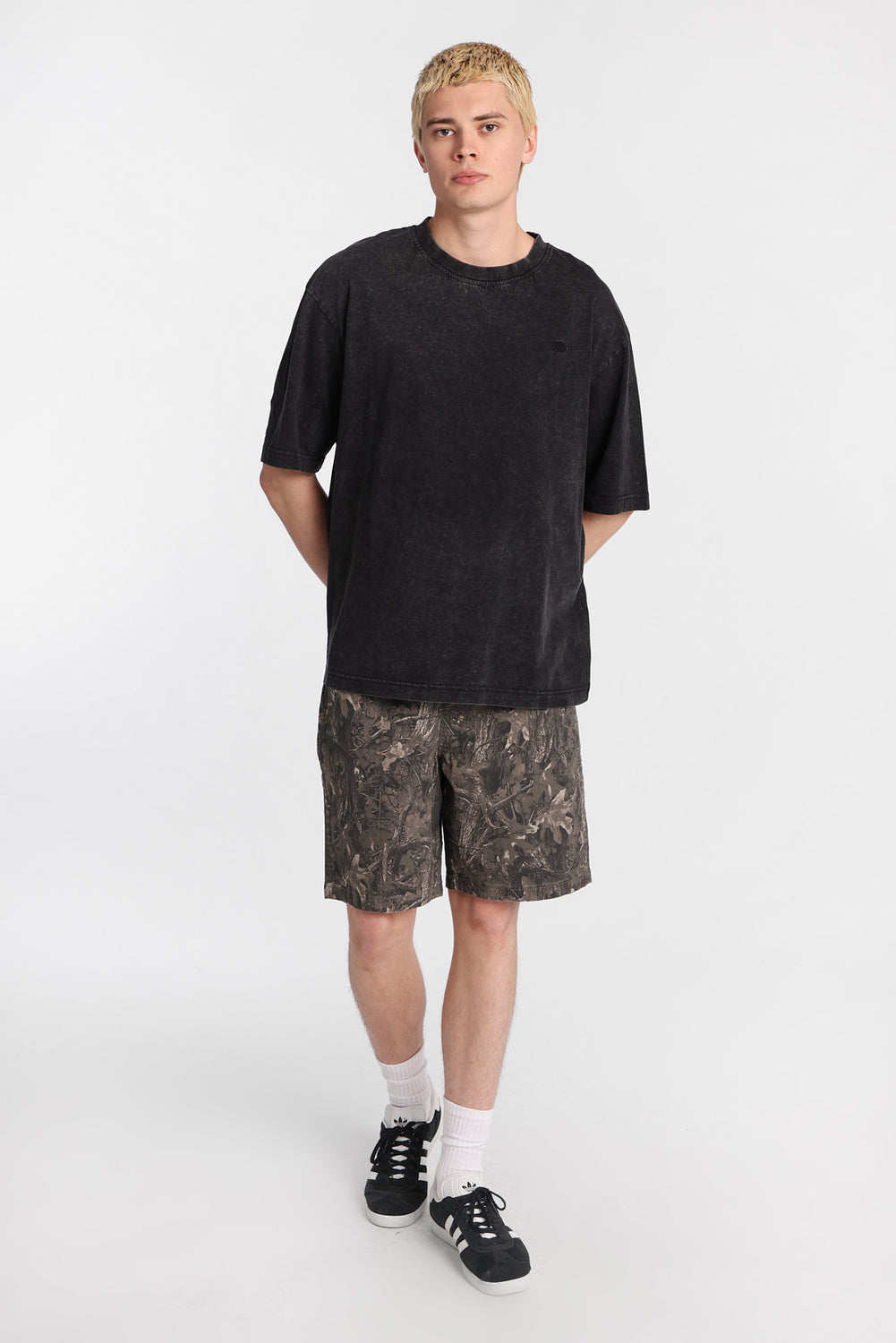 Camouflage Relaxed Twill Shorts Camouflage Relaxed Twill Shorts