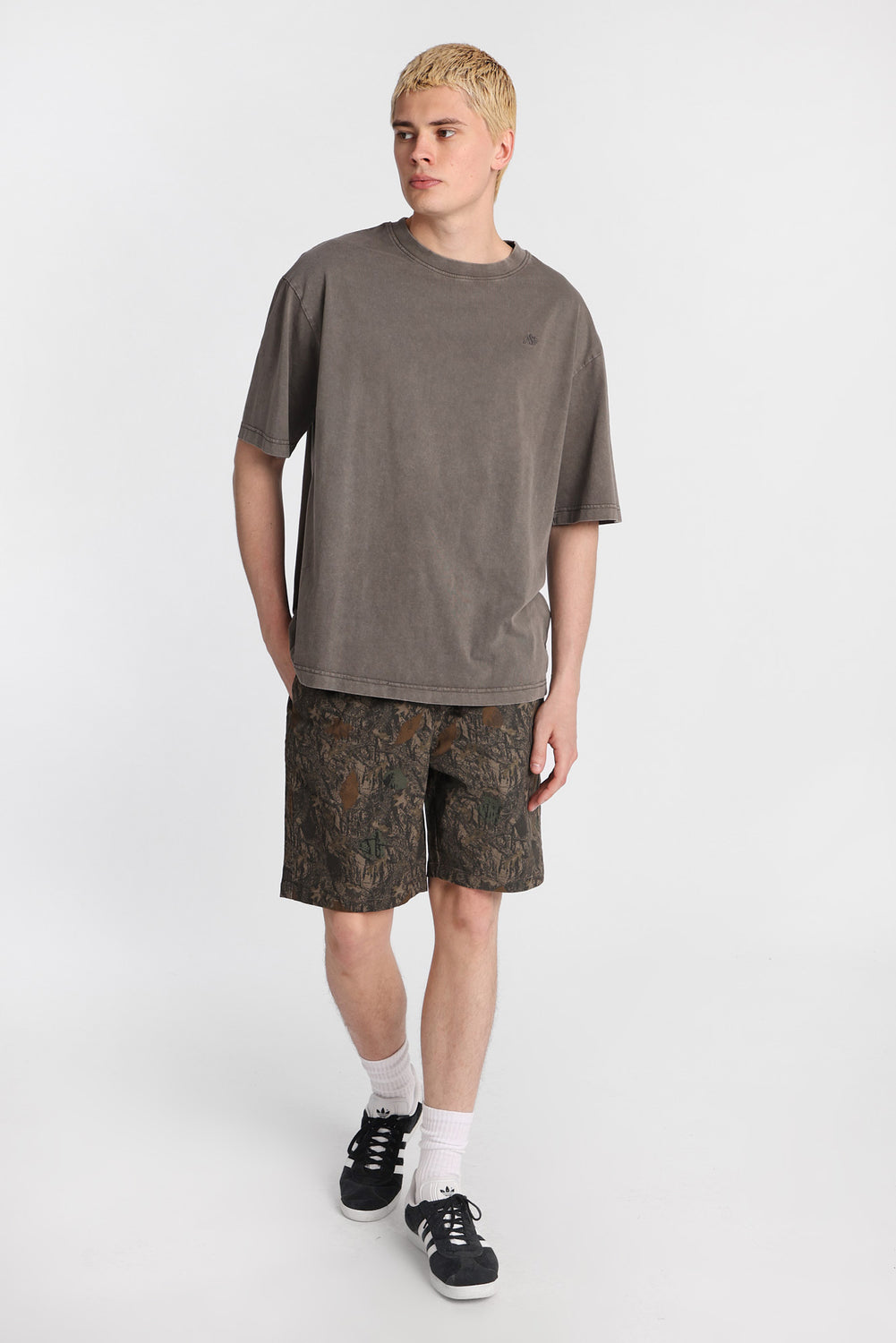 Camouflage Relaxed Twill Shorts Camouflage Relaxed Twill Shorts