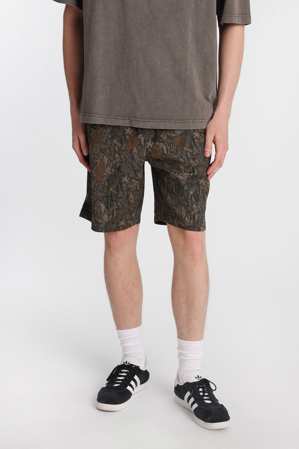 Camouflage Relaxed Twill Shorts Camouflage Relaxed Twill Shorts