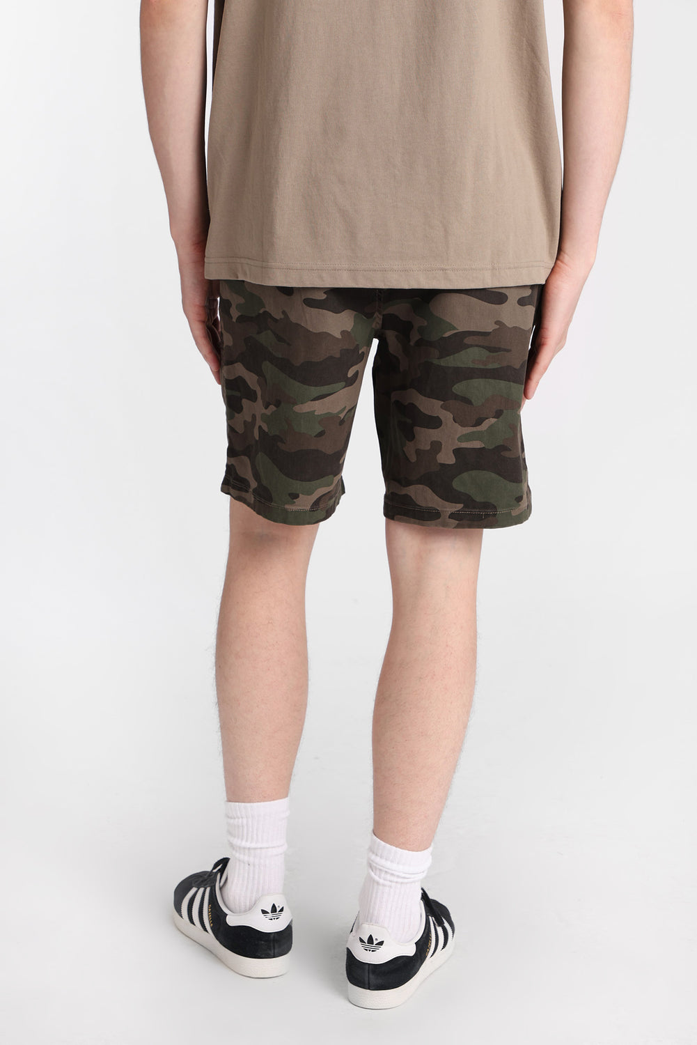 Camouflage Relaxed Twill Shorts Camouflage Relaxed Twill Shorts