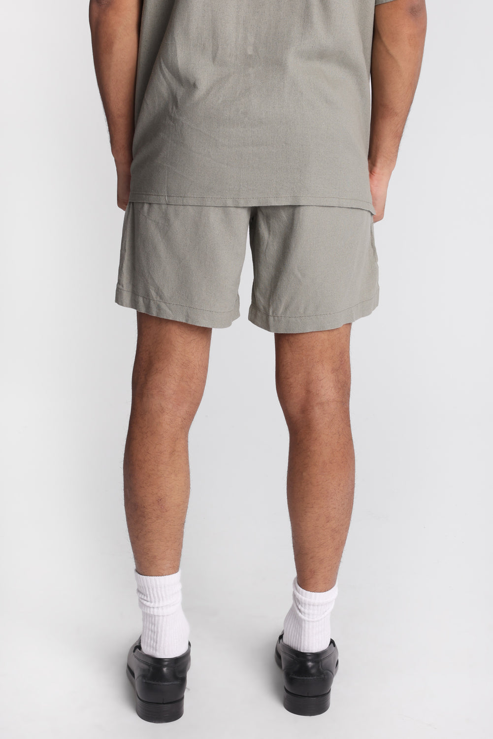 Short en mélange de lin 7 po Short en mélange de lin 7 po