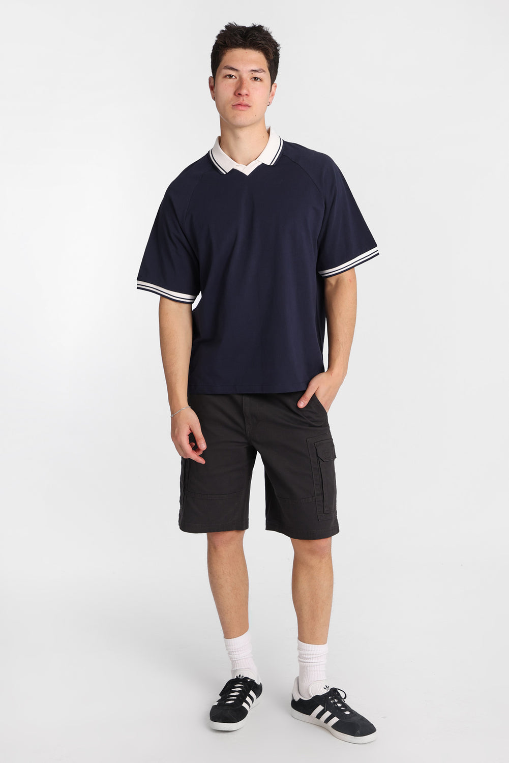 Short cargo en sergé 11 po Short cargo en sergé 11 po