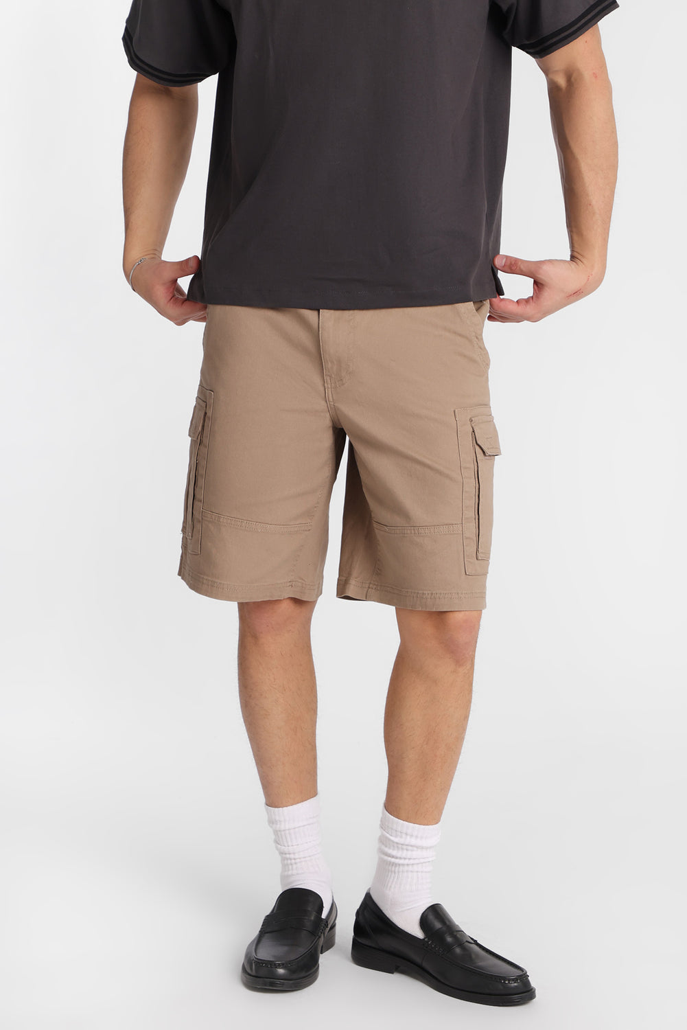Short cargo en sergé 11 po Short cargo en sergé 11 po