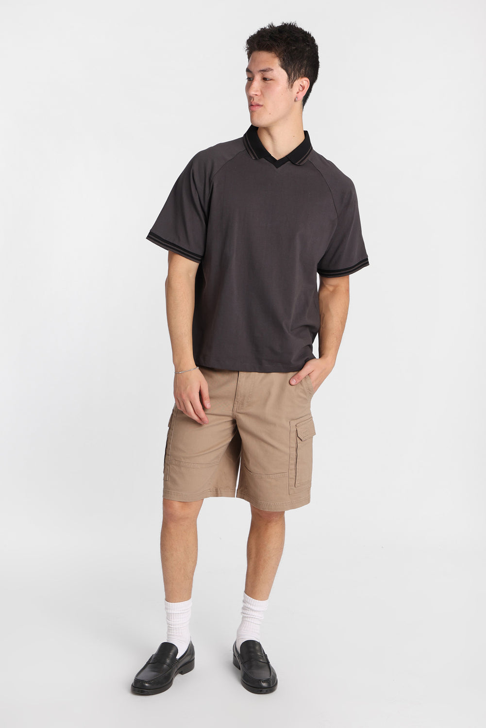 Short cargo en sergé 11 po Short cargo en sergé 11 po