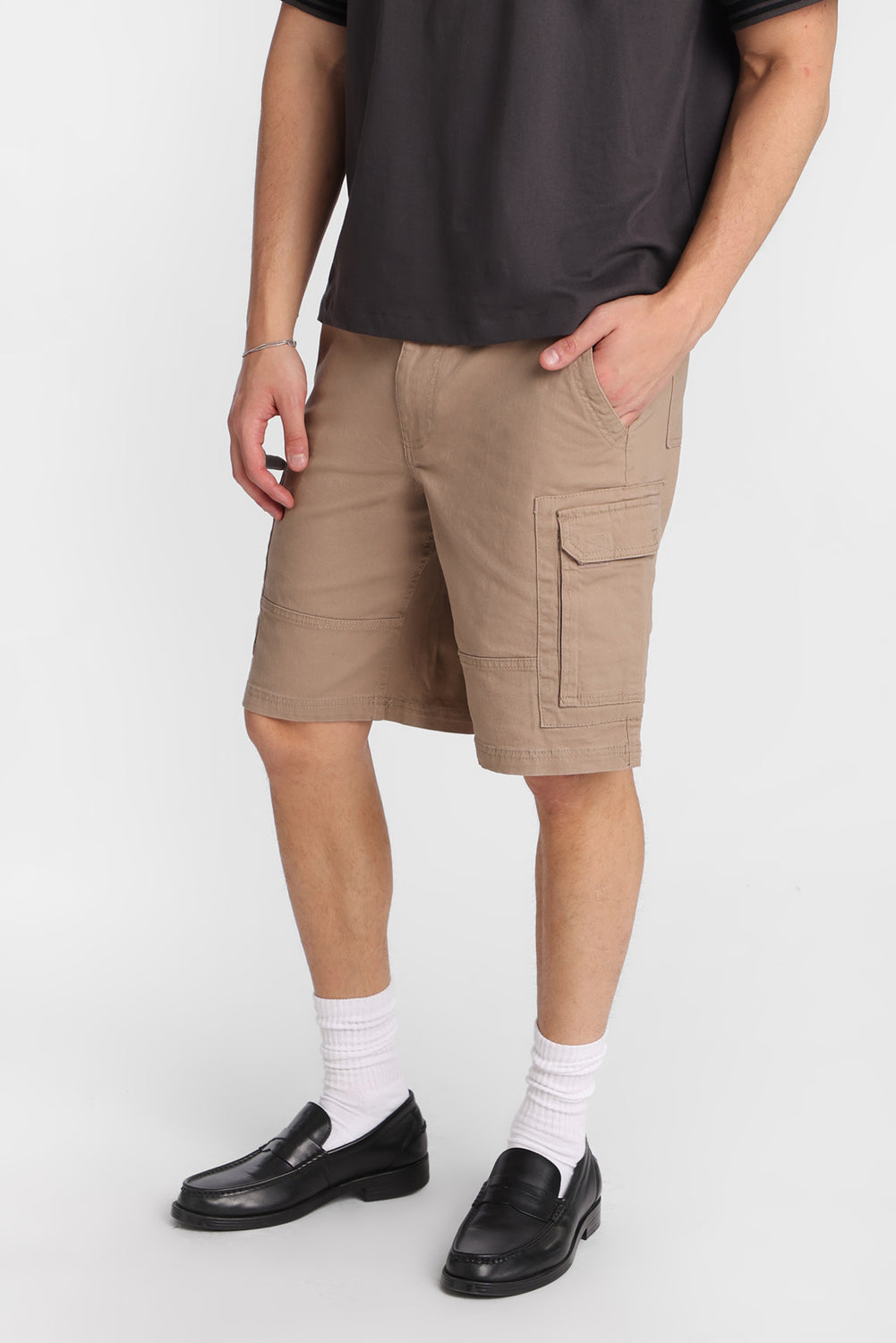 Short cargo en sergé 11 po Short cargo en sergé 11 po