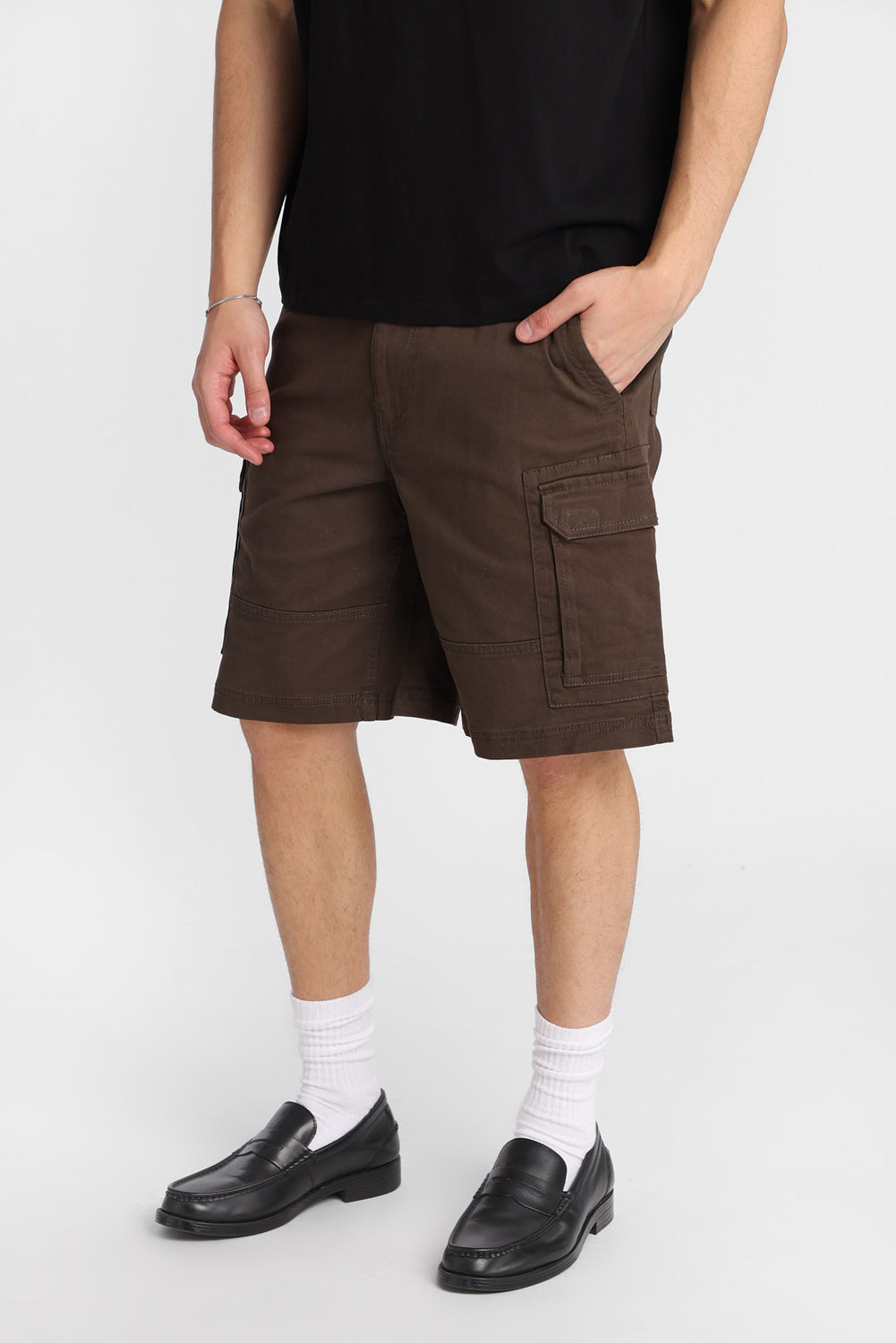 Short cargo en sergé 11 po Short cargo en sergé 11 po