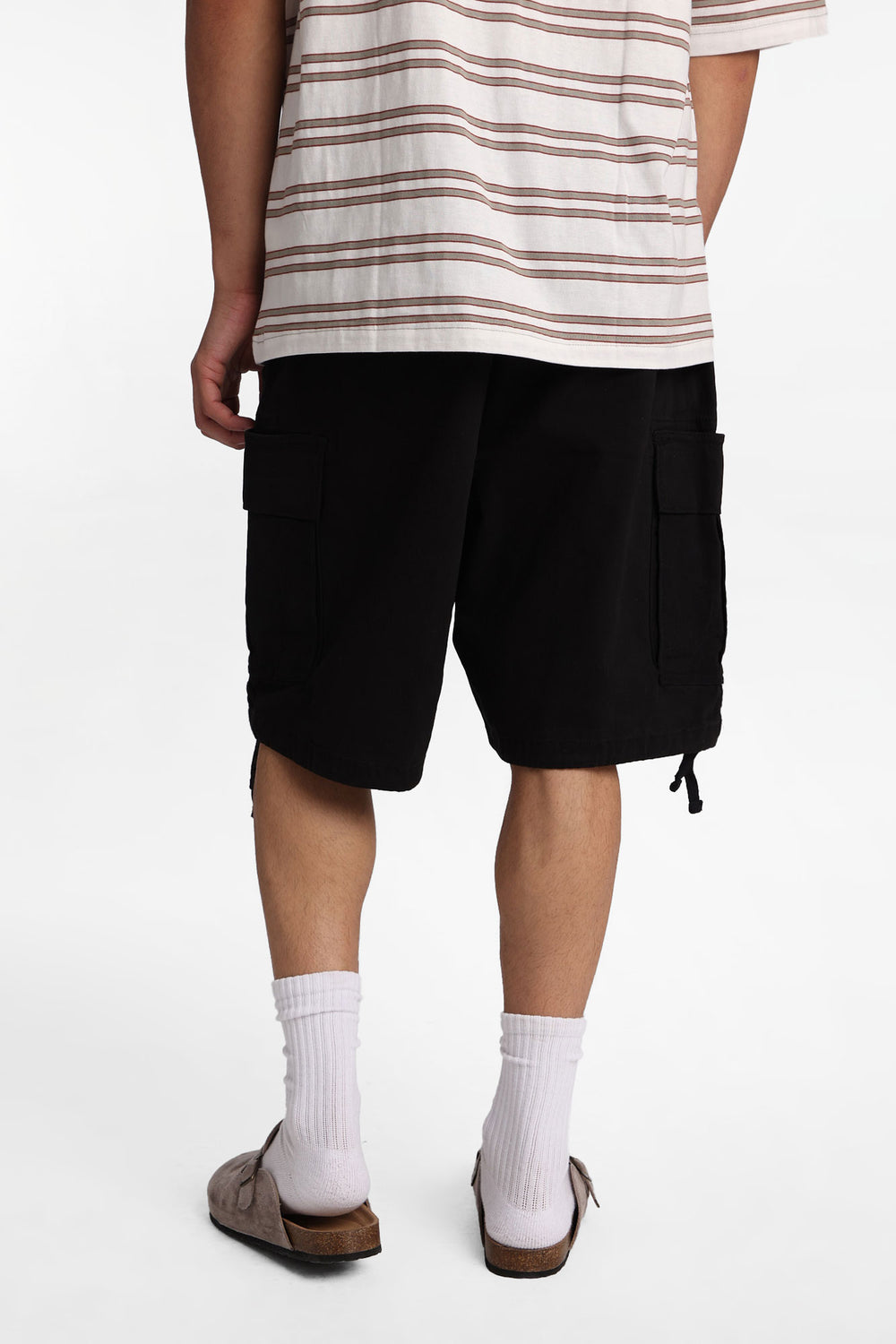 Multi-Pocket Loose Twill Shorts Multi-Pocket Loose Twill Shorts