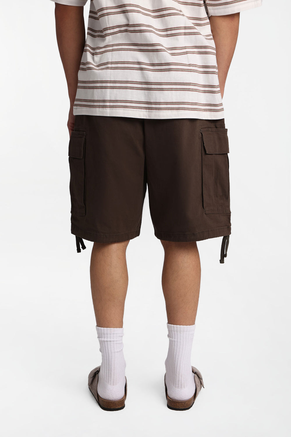 Multi-Pocket Loose Twill Shorts Multi-Pocket Loose Twill Shorts