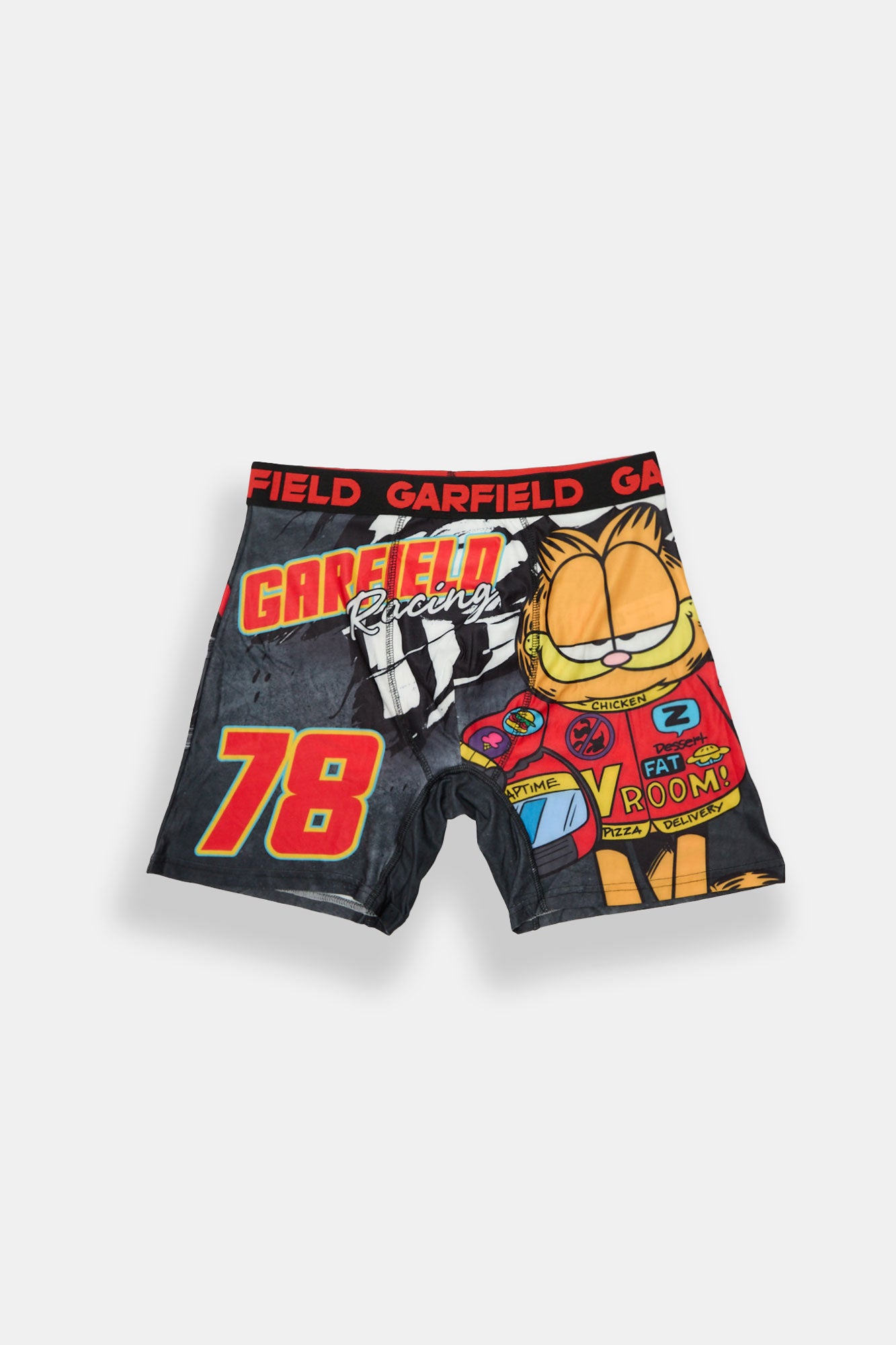 Garfield Racing Boxer Brief - Black /