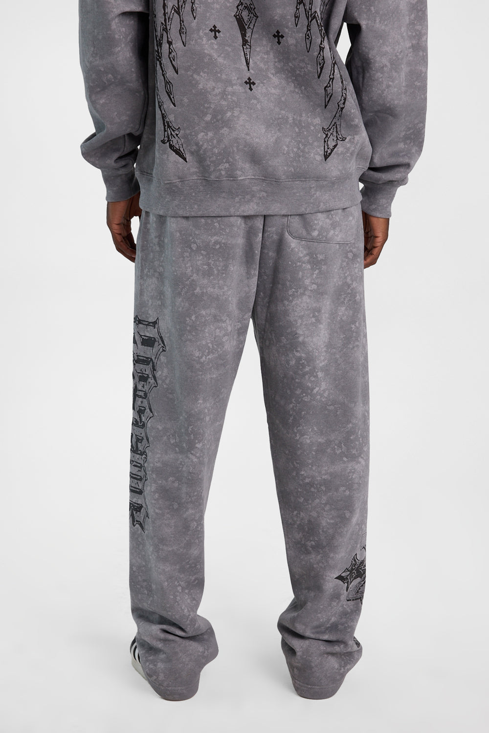 Arsenic Cross Washed Baggy Sweatpants Arsenic Cross Washed Baggy Sweatpants