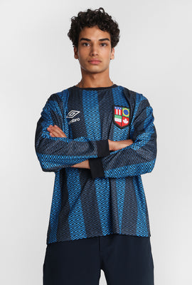 Umbro World's Game Graphic Long Sleeve Crew Neck Jersey