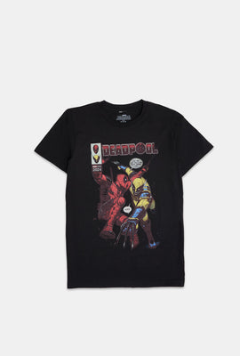 T-shirt imprimé Deadpool et Wolverine homme