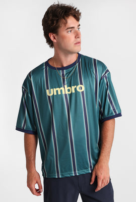 Umbro Large Logo Striped Tee