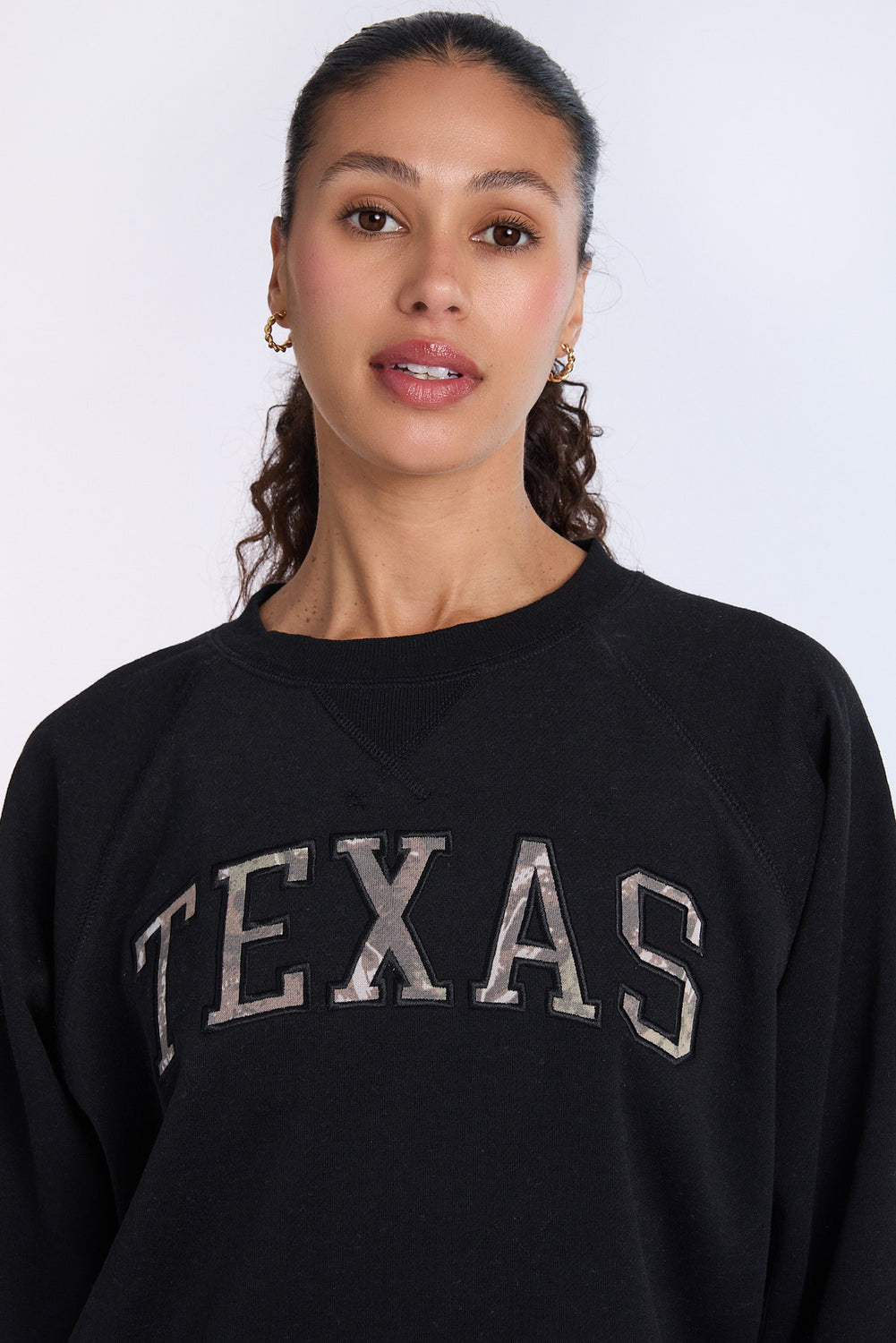 Sweatshirt ras du cou à manches raglan Sweatshirt ras du cou à manches raglan