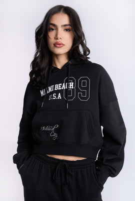 Cropped Popover Hoodie