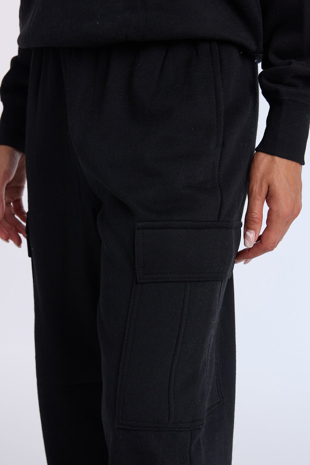 Pantalon de survêtement cargo à jambe large Pantalon de survêtement cargo à jambe large