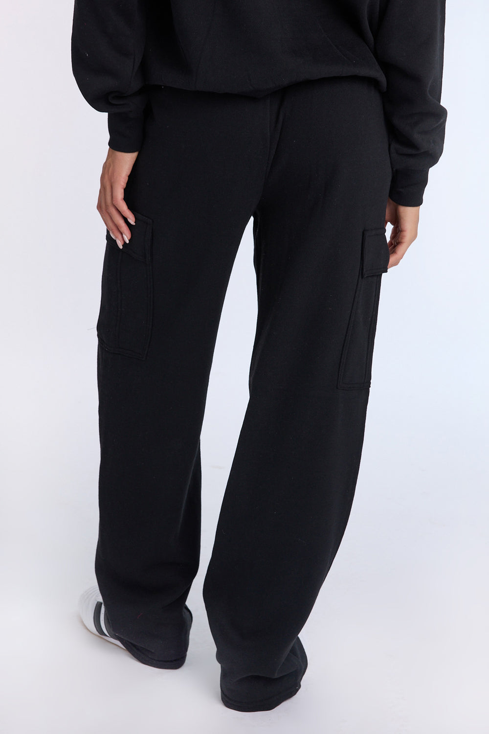 Wide Leg Cargo Sweatpants Wide Leg Cargo Sweatpants