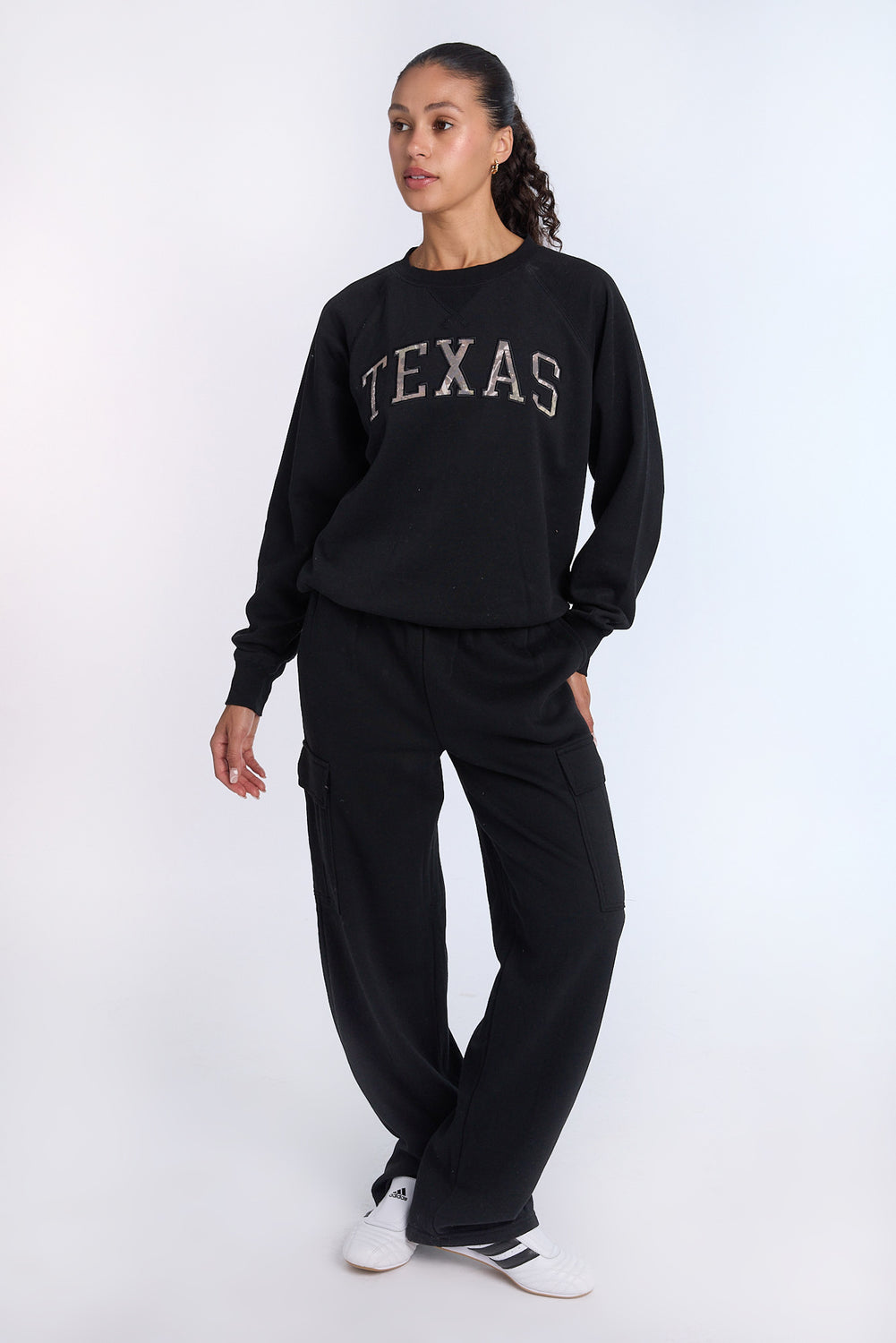 Wide Leg Cargo Sweatpants Wide Leg Cargo Sweatpants