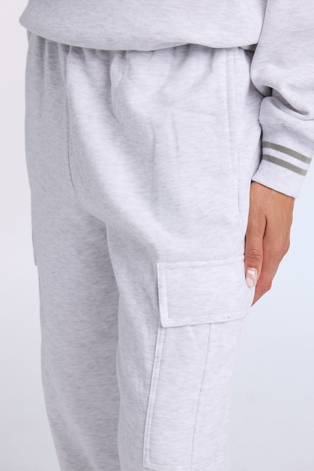 Wide Leg Cargo Sweatpants Wide Leg Cargo Sweatpants