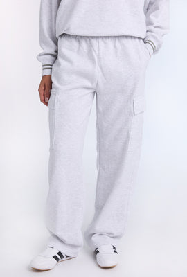 Wide Leg Cargo Sweatpants