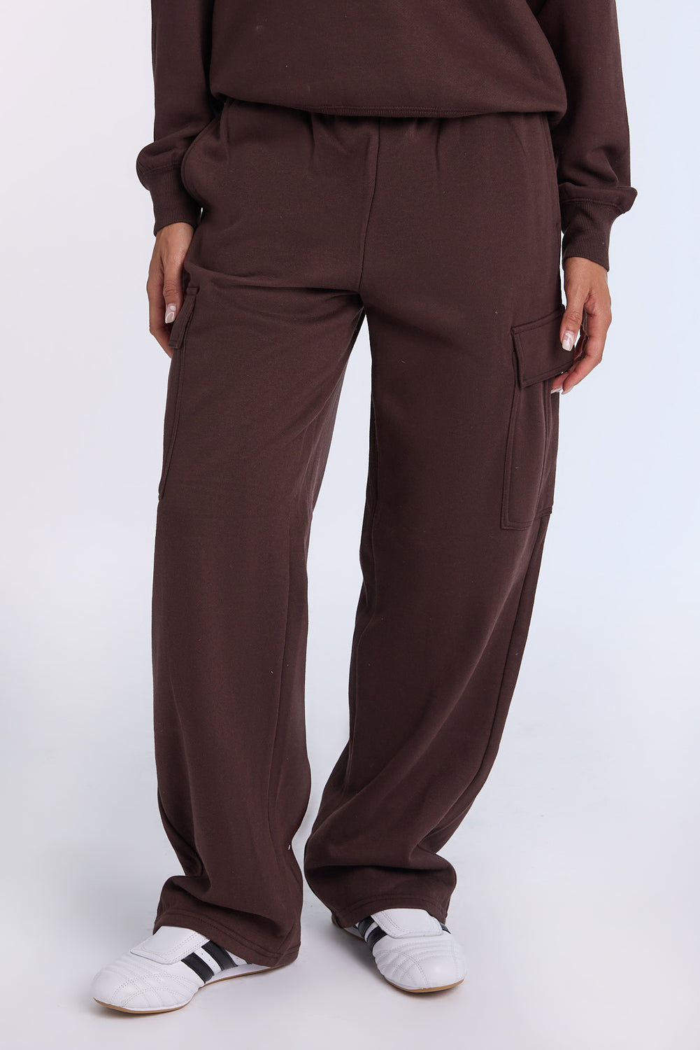 Wide Leg Cargo Sweatpants Wide Leg Cargo Sweatpants