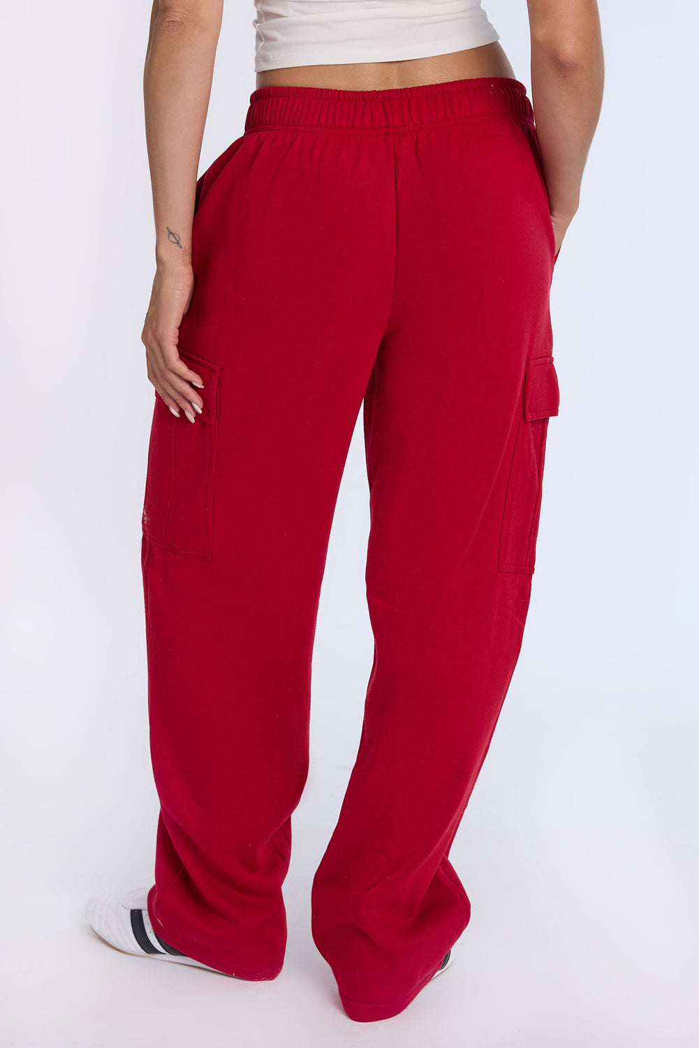 Pantalon de survêtement cargo à jambe large Pantalon de survêtement cargo à jambe large