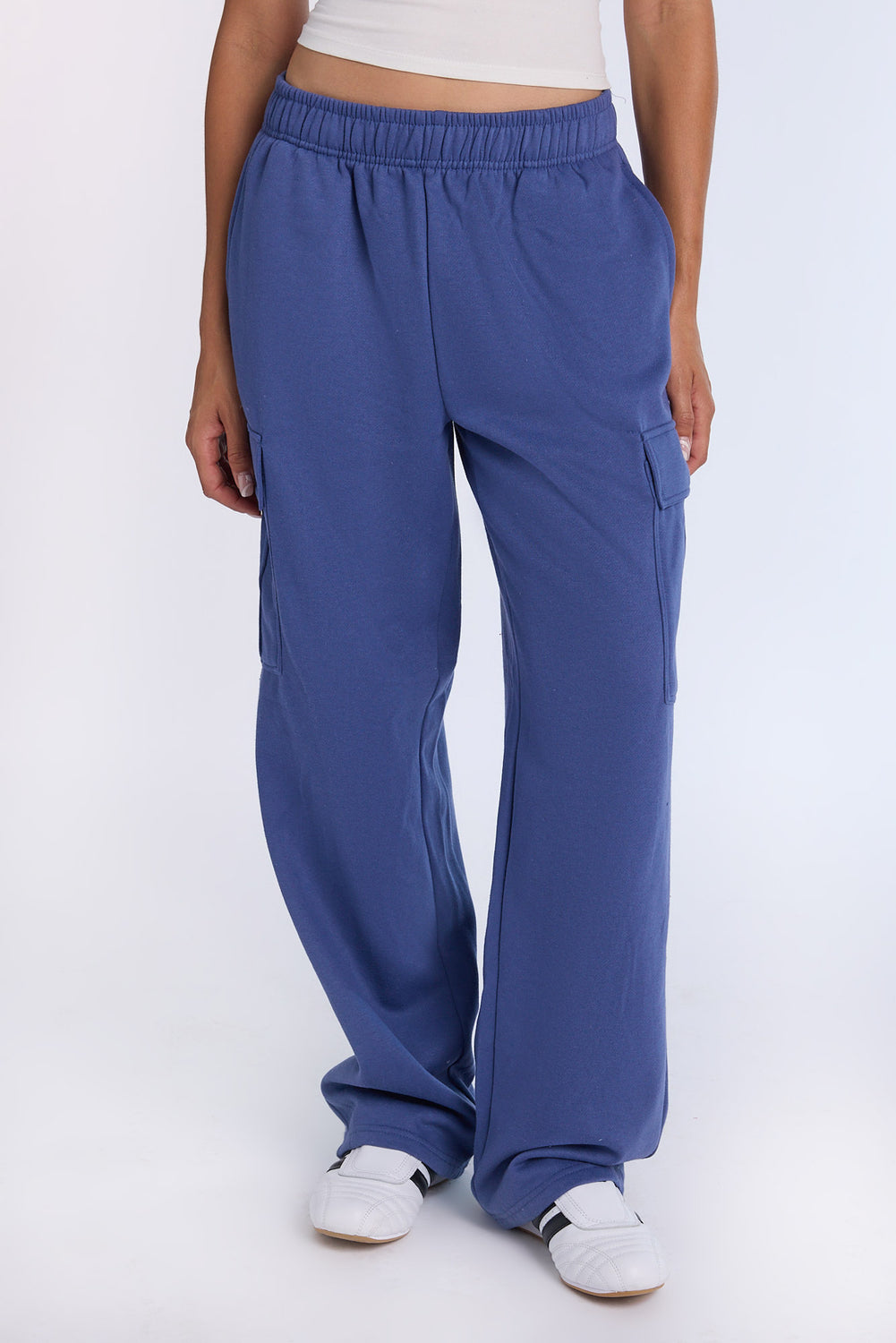 Pantalon de survêtement cargo à jambe large Pantalon de survêtement cargo à jambe large