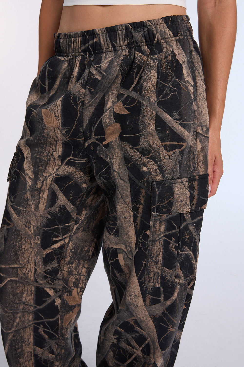 Wide Leg Cargo Sweatpants Wide Leg Cargo Sweatpants