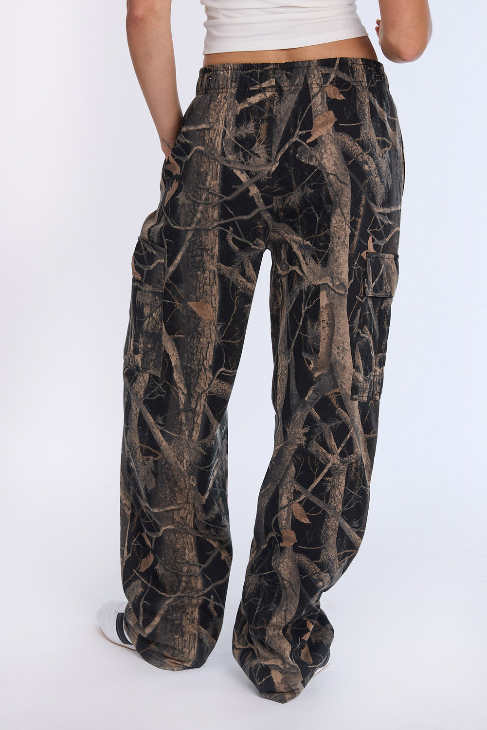 Wide Leg Cargo Sweatpants Wide Leg Cargo Sweatpants