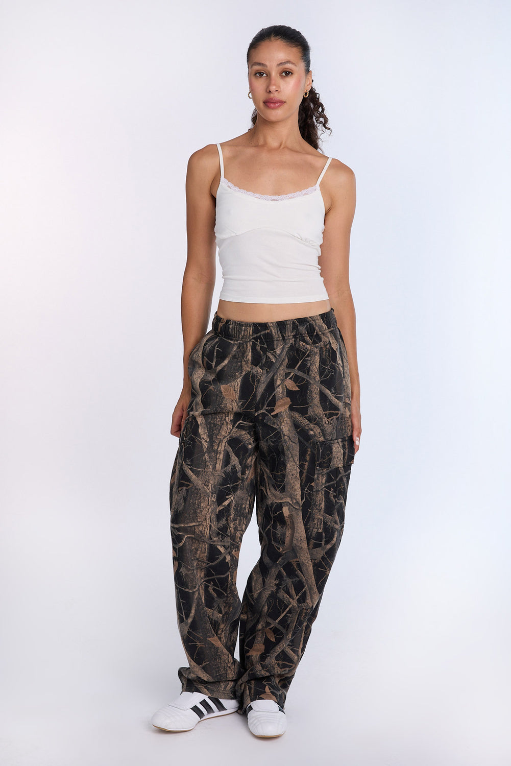 Pantalon de survêtement cargo à jambe large Pantalon de survêtement cargo à jambe large