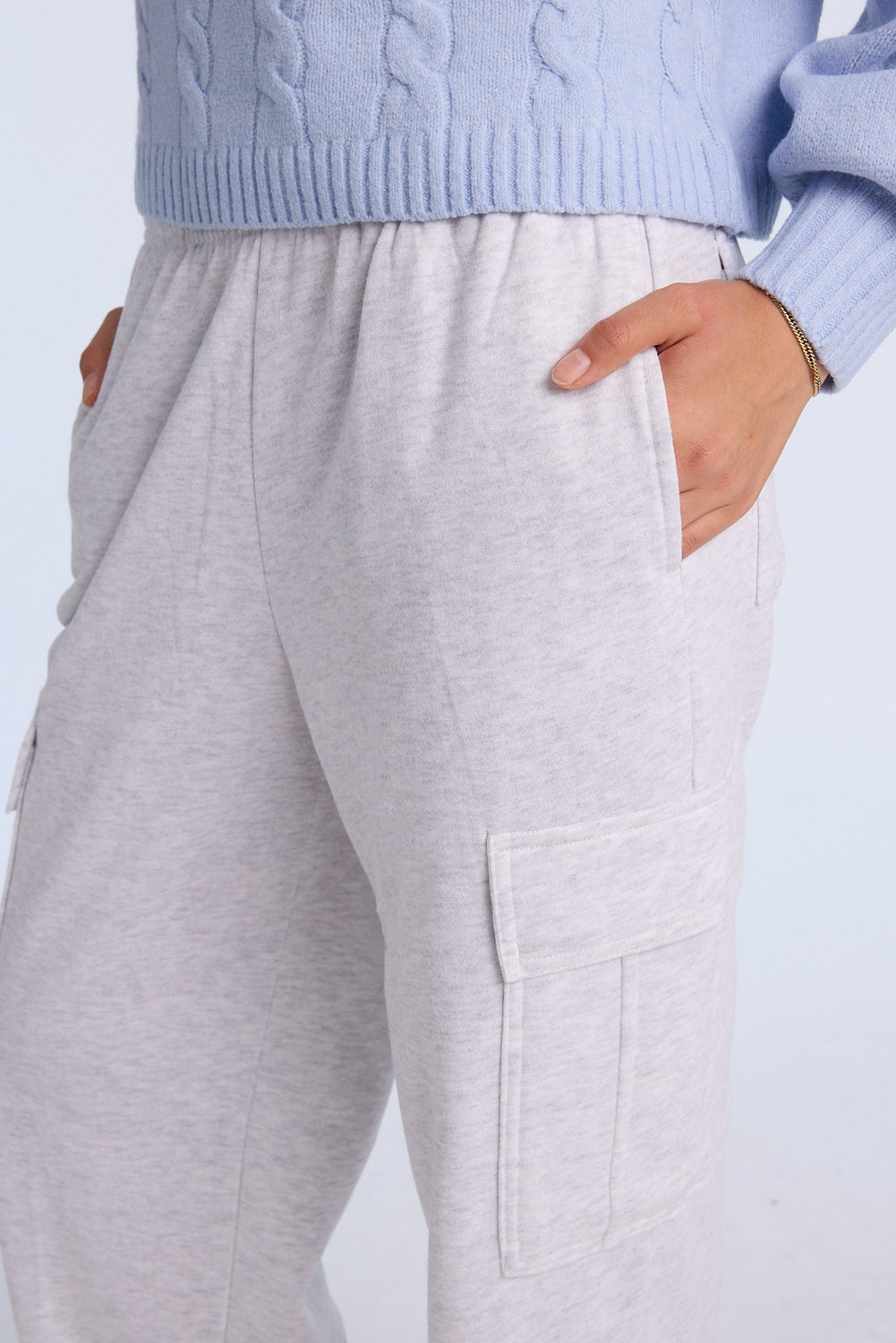 Pantalon de survêtement cargo à jambe large Pantalon de survêtement cargo à jambe large