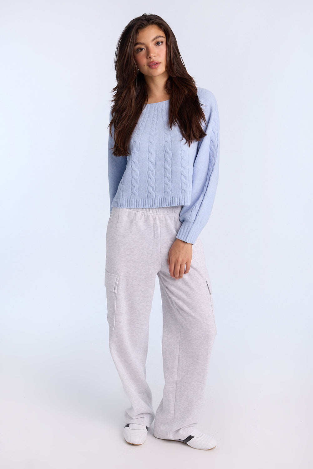 Pantalon de survêtement cargo à jambe large Pantalon de survêtement cargo à jambe large