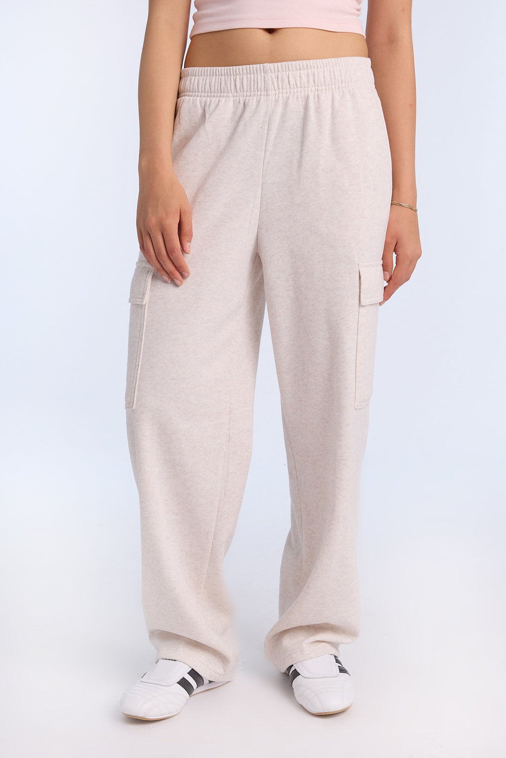 Pantalon de survêtement cargo à jambe large Pantalon de survêtement cargo à jambe large