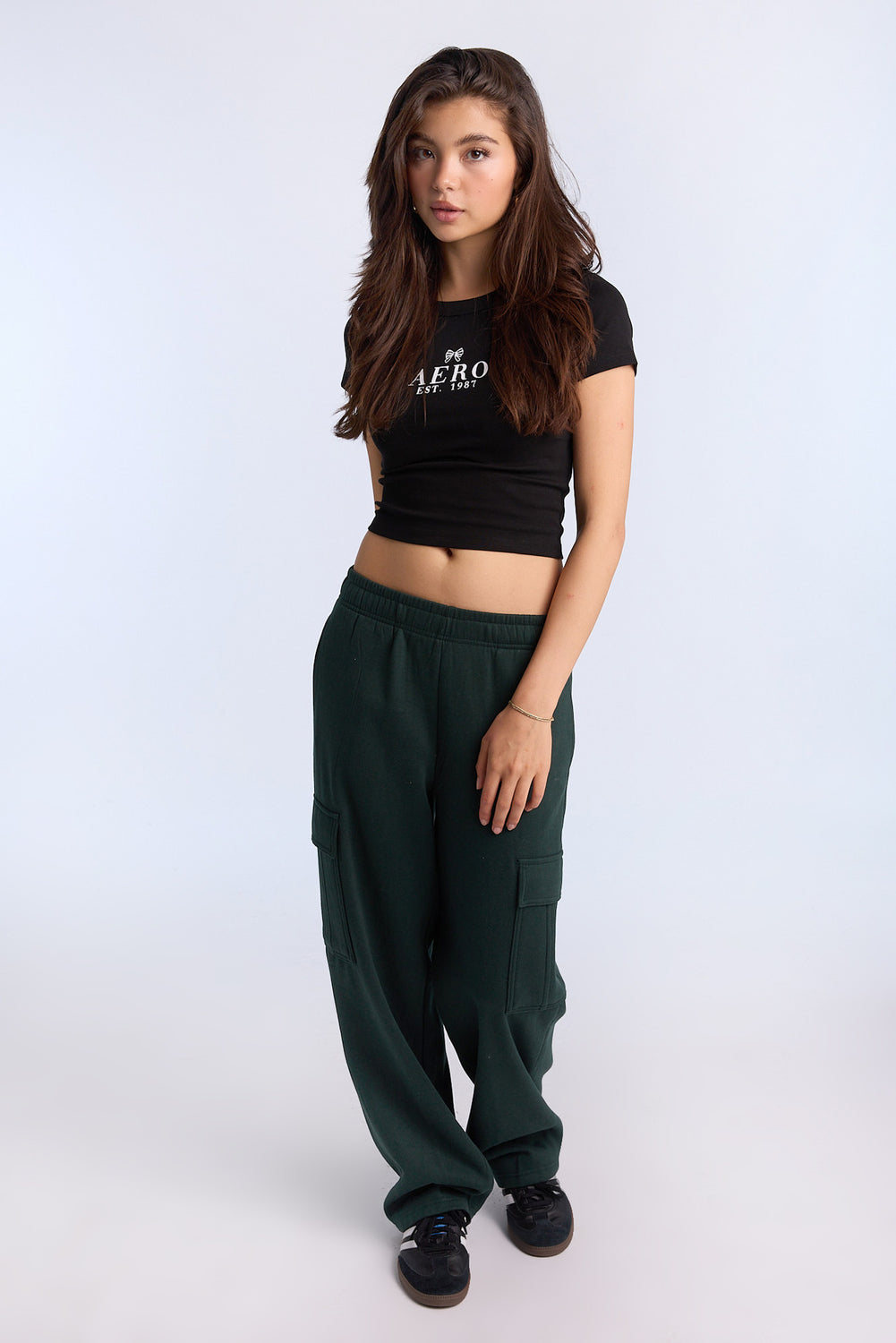 Wide-Leg Cargo Sweatpant Wide-Leg Cargo Sweatpant