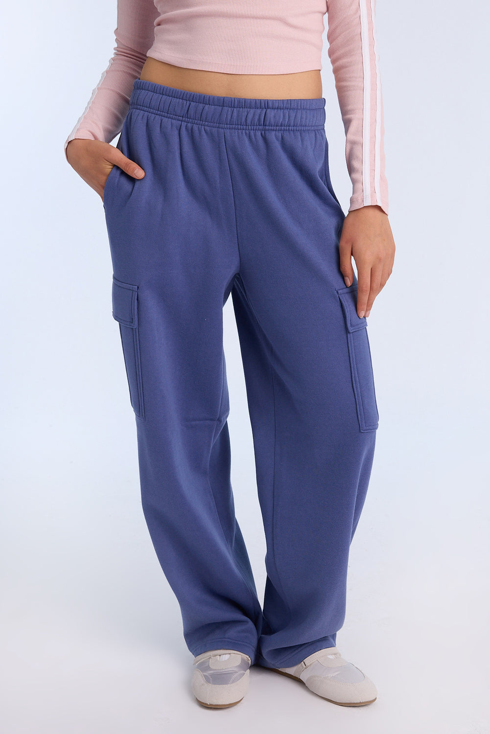Wide-Leg Cargo Sweatpant Wide-Leg Cargo Sweatpant