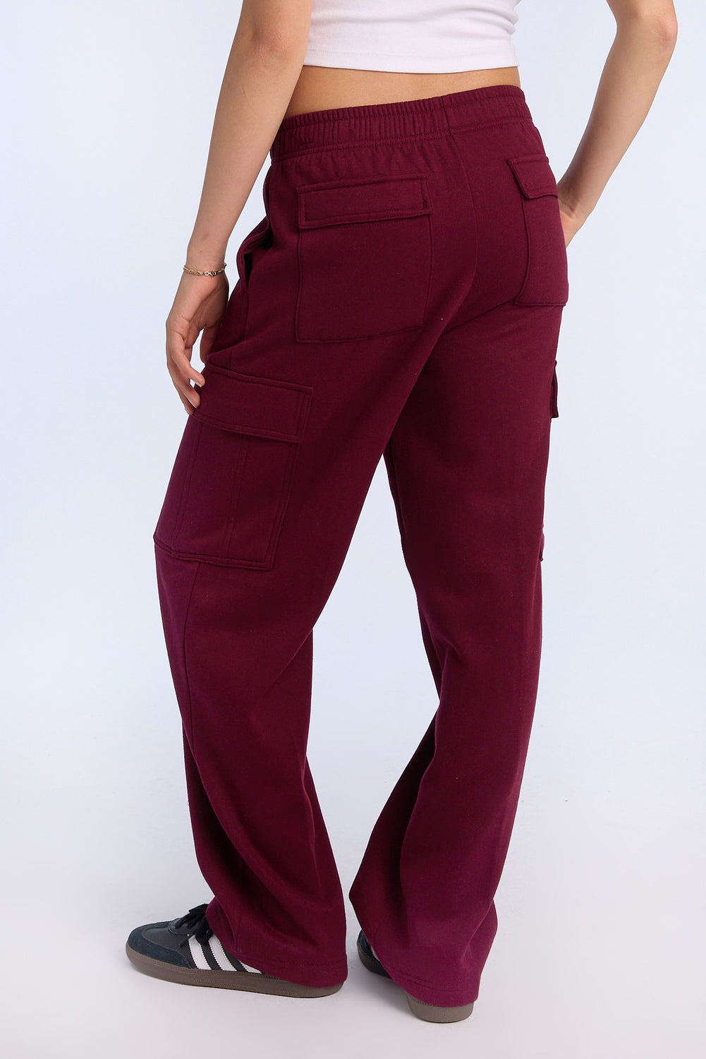 Pantalon de survêtement cargo à jambe large Pantalon de survêtement cargo à jambe large