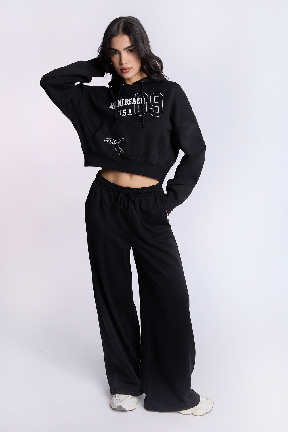 Pantalon de survêtement à jambes larges Pantalon de survêtement à jambes larges