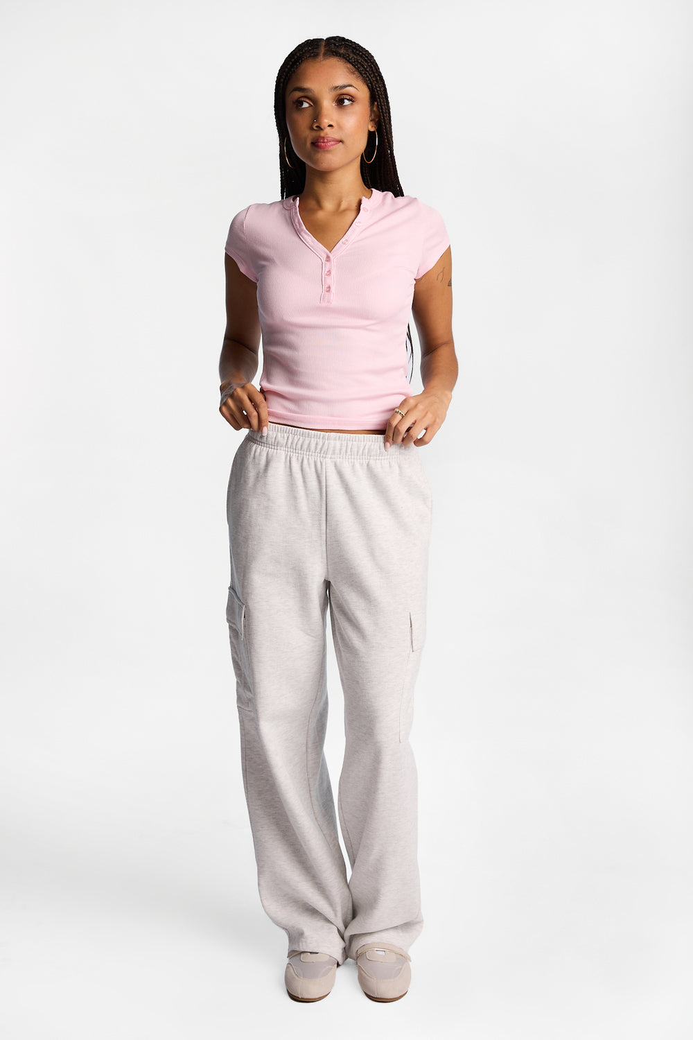 Cargo Wide Leg Sweatpants Cargo Wide Leg Sweatpants