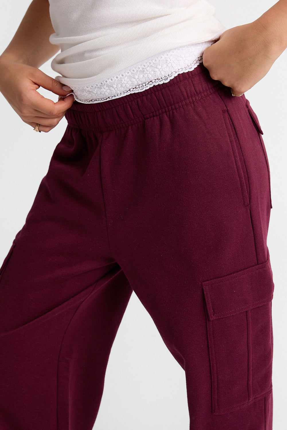 Cargo Wide Leg Sweatpants Cargo Wide Leg Sweatpants