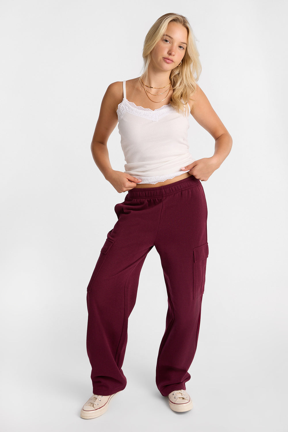 Cargo Wide Leg Sweatpants Cargo Wide Leg Sweatpants