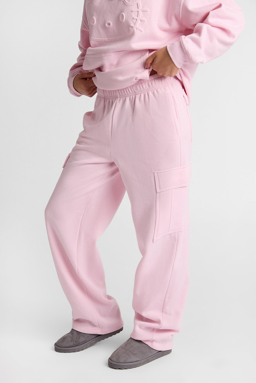 Cargo Wide Leg Sweatpants Cargo Wide Leg Sweatpants