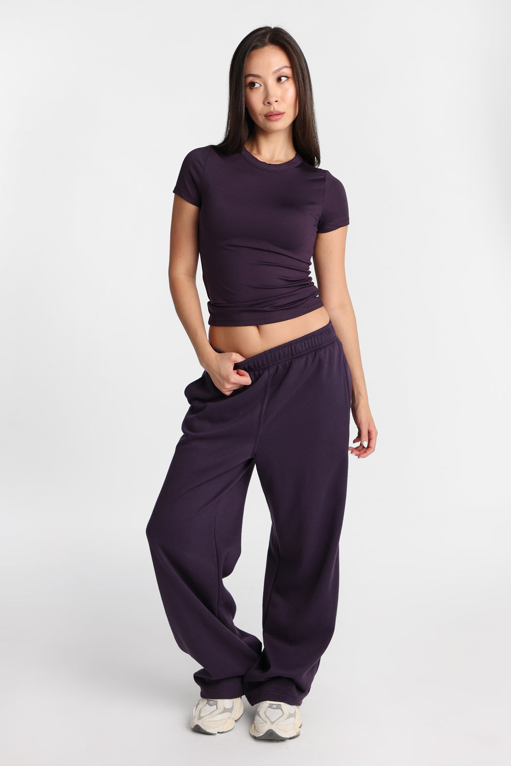 Pantalon en molleton ample Pantalon en molleton ample