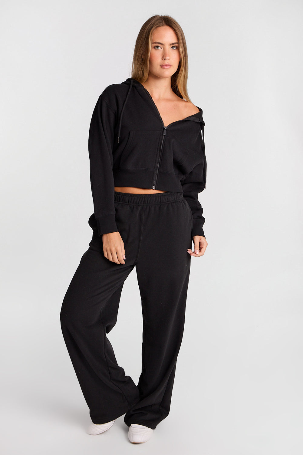 Pantalon en molleton ample imprimé Pantalon en molleton ample imprimé