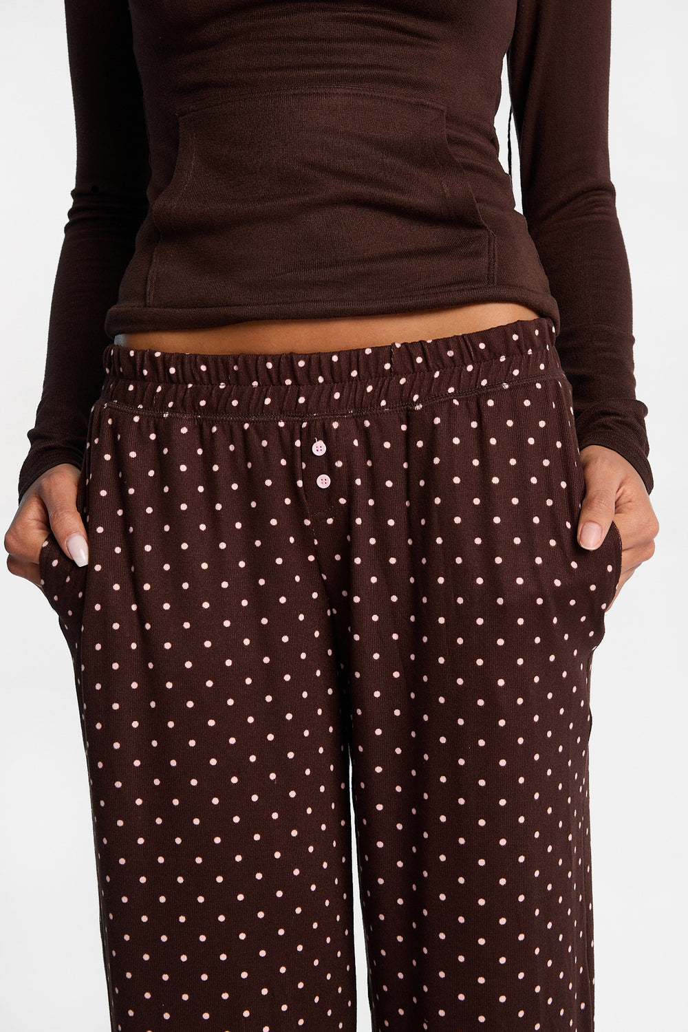 Pantalon détente super doux à jambes larges Pantalon détente super doux à jambes larges