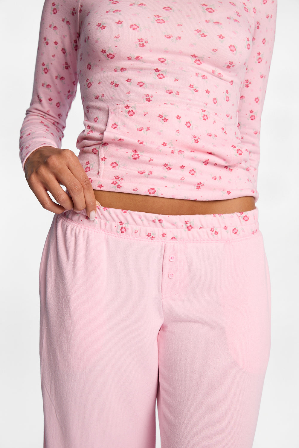 Pantalon détente super doux à jambes larges Pantalon détente super doux à jambes larges