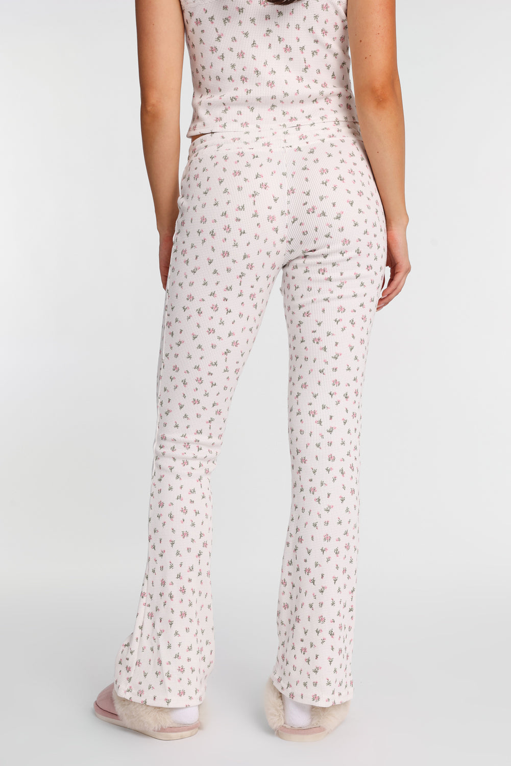 Waffle Knit Bootcut Pajama Pants Waffle Knit Bootcut Pajama Pants