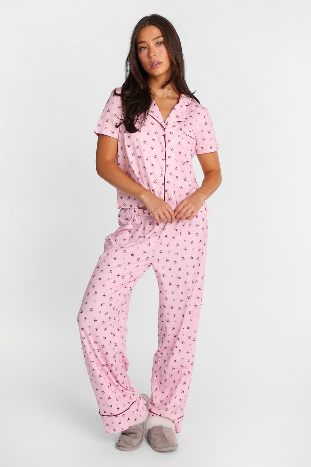 Graphic Super Soft Pajama Dad Shirt & Pants 2-Piece Set Graphic Super Soft Pajama Dad Shirt & Pants 2-Piece Set