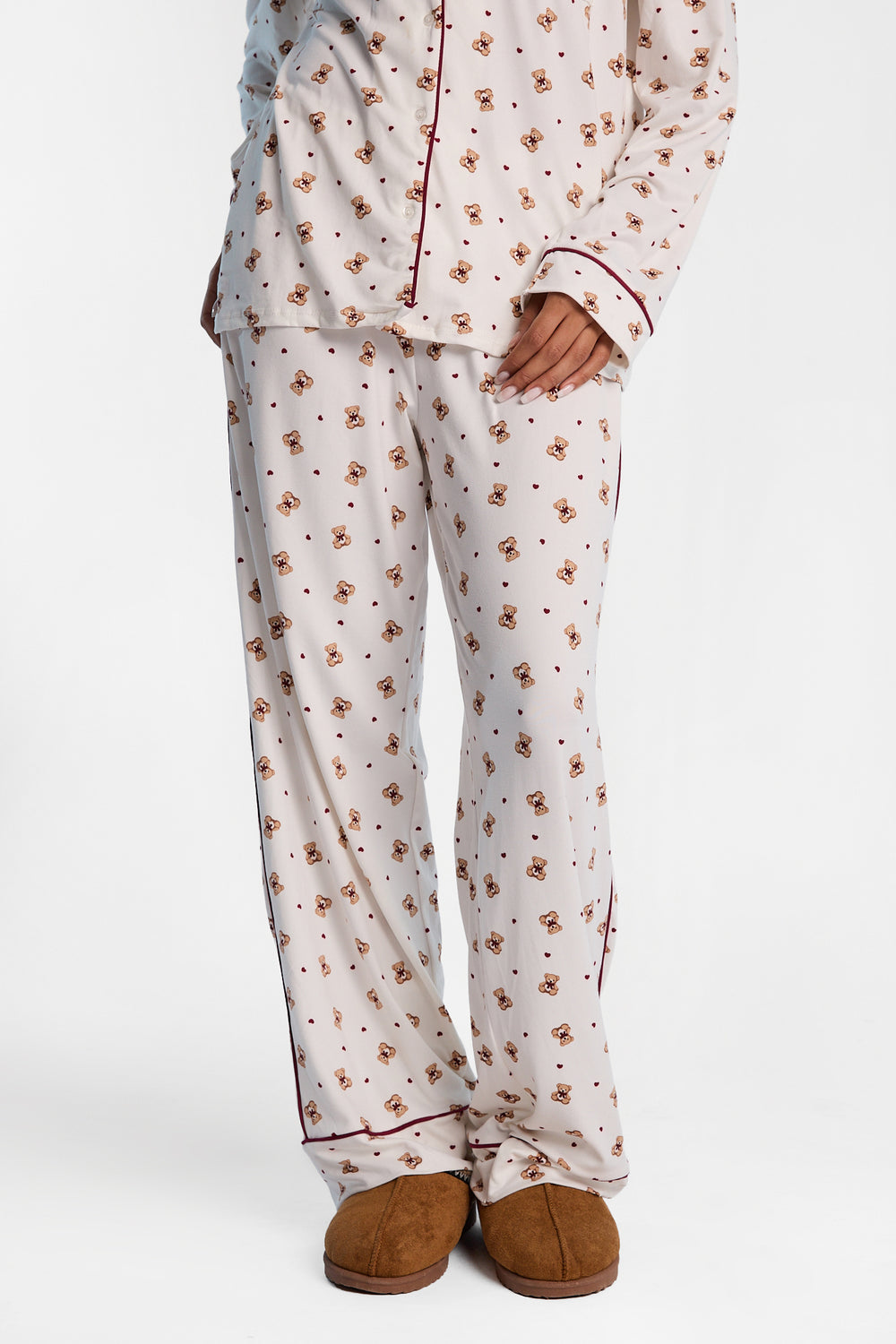 Ensemble de pyjama super doux imprimé 2 pièces Ensemble de pyjama super doux imprimé 2 pièces