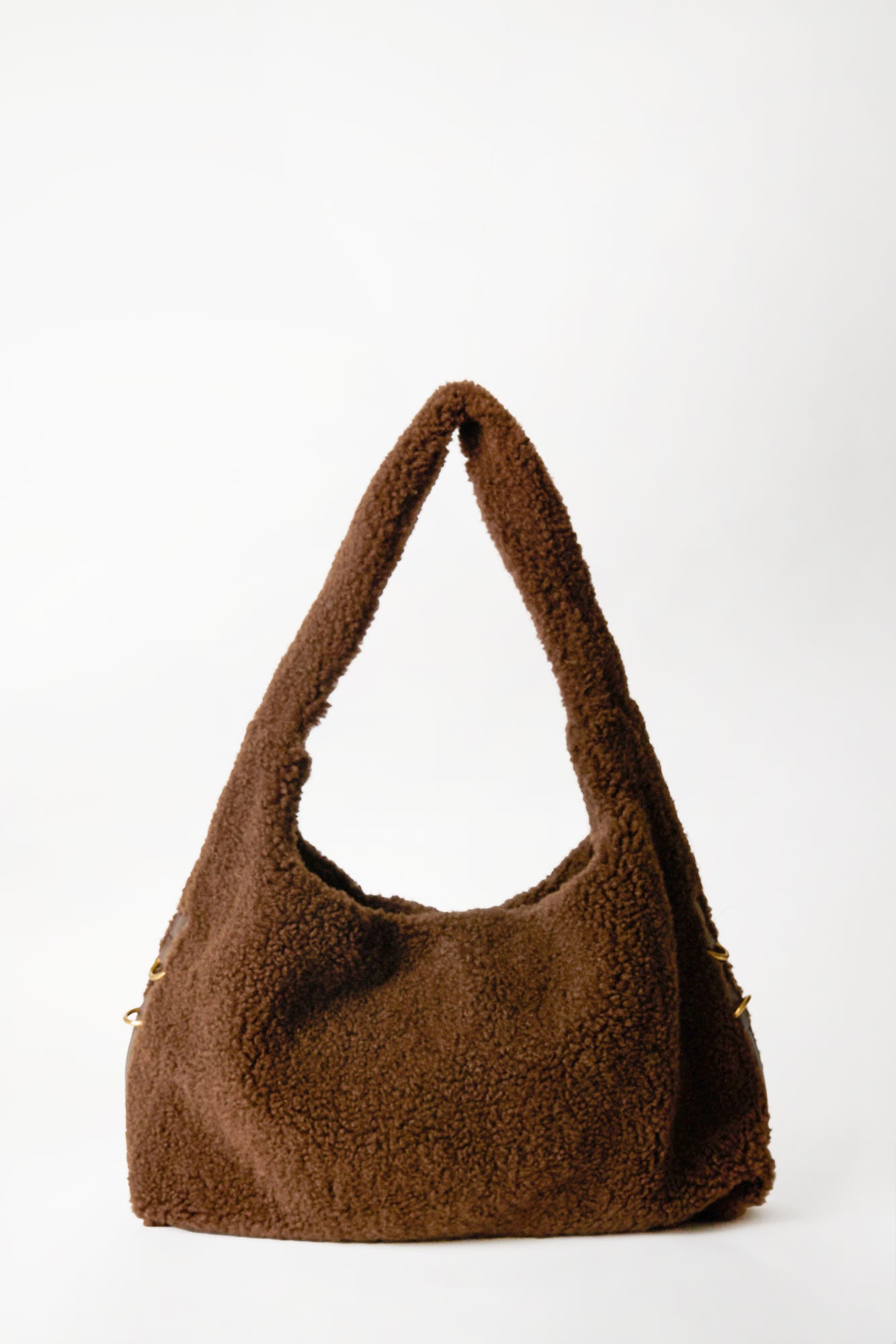 Slouchy Sherpa Shoulder Bag - / O/S
