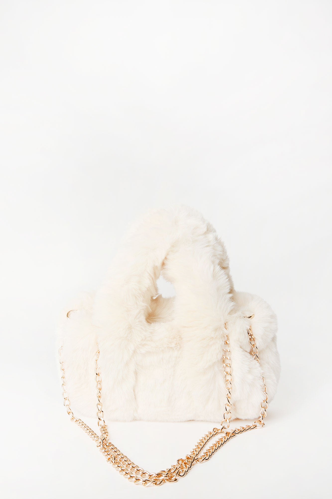 Faux-Fur Mini Shoulder Bag - / O/S